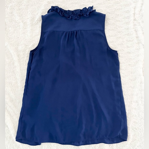 Stork & Babe Royal Blue Maternity Sleeveless Blouse Top Size Medium - Picture 5 of 7